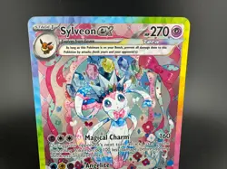 Pokemon Sylveon EX 156/131 Prismatic Evolutions Special Illustration Rare Art - Image 2