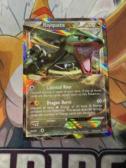 Pokemon Rayquaza EX Black and White Dragons Exalted 85/124 Ultra Rare - Image 1