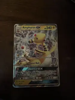 The Pokemon Company Ampharos GX 43/181 SM-Team Up Ultra Rare Holo 240 HP EN - Image 1