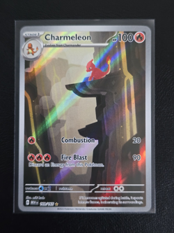 Pokemon Company Charmeleon 169/165 Illustration Rare Holo Full Art SV 151 - Image 1