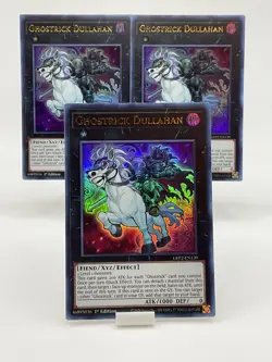 Yu-Gi-Oh! Ghostrick Dullahan GFP2-EN139 Ultra Rare 1st Ed. X3 PlaySet - Image 1