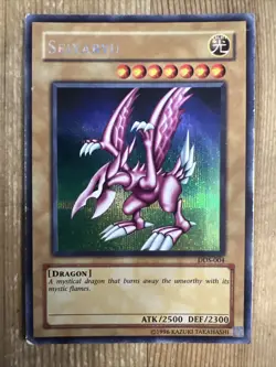 Yugioh TCG Seiyaryu DDS-004 Prismatic Secret Rare MP - Image 1
