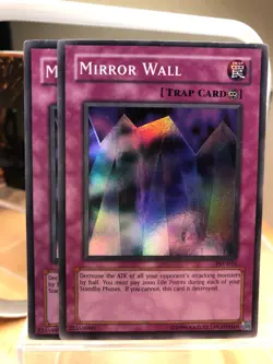 Yu-Gi-Oh! TCG 2x Mirror Wall #PSV-016 damaged - Image 1
