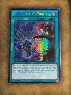 Yugioh Fiendsmith's Tract MP25-EN093 Secret Rare 1st Ed NM - Image 1