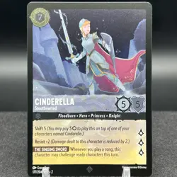 Cinderella Stouthearted 177/204 Cold Foil Disney Lorcana Card - Image 1