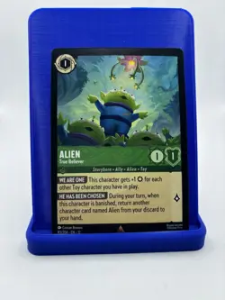 Disney Lorcana Wilds Unknown Alien - True Believer 83/204 Rear non foil - Image 1