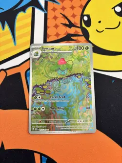 Pokemon 151 TCG Card Ivysaur 167/165 S&V 151 Illustration Rare *English* - NM - Image 1