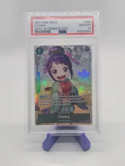 One Piece Card Otama Alt Art OP07-022 500 Years in the Future PSA 10 - Image 1
