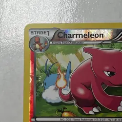 Pokemon TCG Charmeleon Legendary Treasures REVERSE HOLO 18/113 LP Card Flame - Image 2