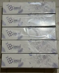 Gundam Wing Card Game PB01 Premium Accessory Set Mobile Suit English NEW x5 - Image 1
