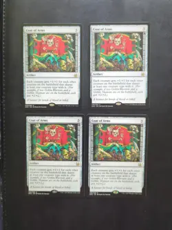 4x Coat of Arms NM Play Set, English Duel Decks: Mind vs. Might MTG Magic - Image 1