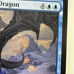 Magic The Gathering Ancient Silver Dragon CLB Mythic Creature Blue 056/361 LP - Image 3