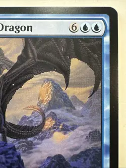 Magic The Gathering Ancient Silver Dragon CLB Mythic Creature Blue 056/361 LP - Image 4