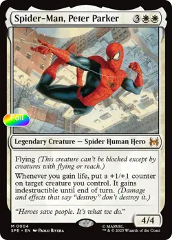 Spider-Man, Peter Parker Foil 4 Marvel's Spider-Man: Eternal-Legal NM EN - Image 1