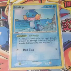Pokemon TCG Mudkip 57/100 Crystal Guardians Reverse Holo 50 HP - Image 1