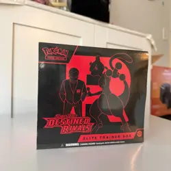 Pokemon TCG S&V Destined Rivals Elite Trainer Box ETB - Sealed + JUMBO MEWTWO EX - Image 2