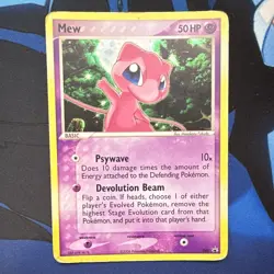 Damaged Pokemon TCG Mew 040 Promo Holo. See listing images for card condition. - Image 1