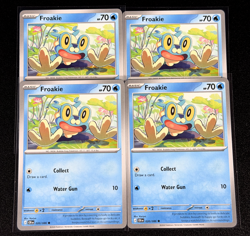 4x Froakie 020/086 Set - Pokemon Chaos Rising CRI - NM - Image 1