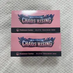 2x Pokemon Center Chaos Rising Elite Trainer Box FULL SEALED NEW POKEMON TCG - Image 4