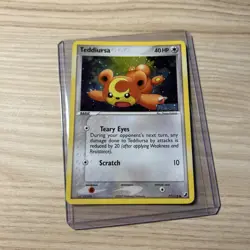 2005 Teddiursa 77/115 Unseen Forces Reverse Holo Stamp Pokemon Card - Image 1