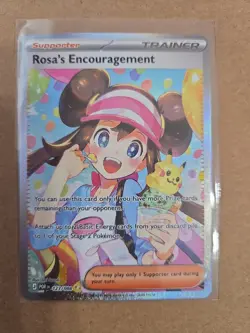 The Pokemon Company Pokemon GO Rosa's Encouragement 123/088 Full Art Holo Rare - Image 1