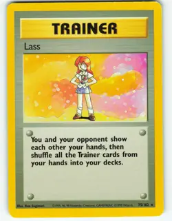 Lass - 75/102 Base Set - Pokemon TCG - 1999 - Image 1