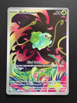 Bulbasaur 133/132 Illustration Rare Mega Evolution Pokemon TCG Near Mint - Image 1