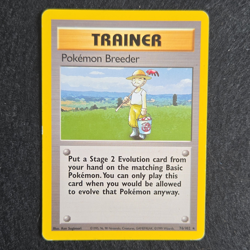 WotC Pokemon Breeder 76/102 Base Set Rare Regular Unlimited English 1999 - Image 1