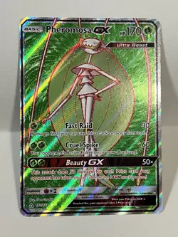 Pokemon Pheromosa GX 140/156 SM-Ultra Prism Full Art Holo Ultra Rare 2018 - Image 1