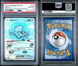 Pokemon 2024 Shiny Mew ex 232/091 SIR Paldean Fates GEM MINT PSA 10 - Image 3
