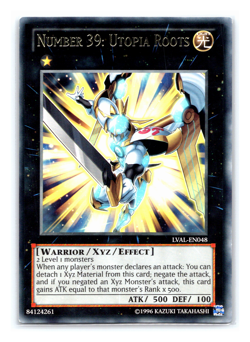 Number 39: Utopia Roots - LVAL-EN048 - Rare Yugioh - Image 1