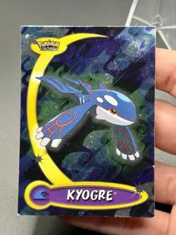 Pokemon TCG Topps Advanced Challenge Kyogre 37 Foil Rare Vintage Moderate Play - Image 1