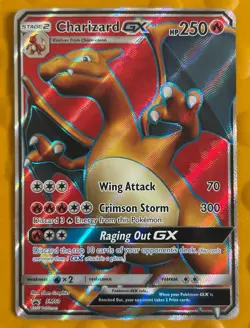 Pokemon TCG Charizard GX SM60 SM Black Star Promos Holo Promo 250 HP English - Image 1