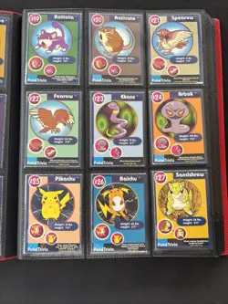 1999 Burger King Pokemon PokeTrivia Original 151 Complete Master Set - Sleeved - Image 3
