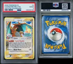 2006 POKEMON EX CRYSTAL GUARDIANS #4 CHARIZARD-REV.FOIL CRYSTAL GUARDIANS - Image 3