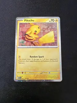 Pokemon TCG Pikachu 051/162 GREAT COSMOS Holo Temporal Forces SV05 Holo Rare NM - Image 1