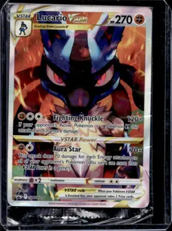 2019-2023 Pokemon SWSH Black Star Promos Lucario VST Full Art Sealed #SWSH291 - Image 1