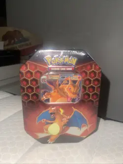 Sealed Pokemon Charizard GX Hidden Fates Tin NEW - Image 1