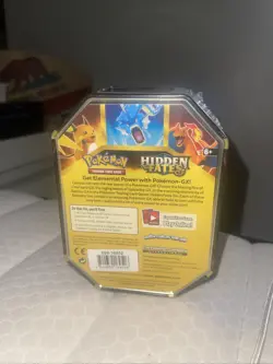 Sealed Pokemon Charizard GX Hidden Fates Tin NEW - Image 3