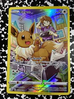 The Pokemon Company Eevee TG11/TG30 Brilliant Stars Ultra Rare Full Art Holo - Image 1