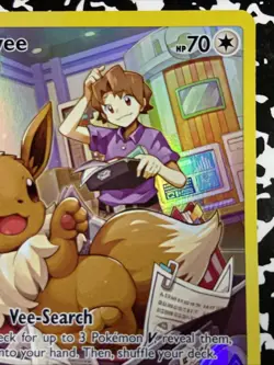 The Pokemon Company Eevee TG11/TG30 Brilliant Stars Ultra Rare Full Art Holo - Image 3