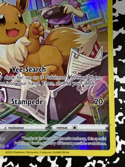 The Pokemon Company Eevee TG11/TG30 Brilliant Stars Ultra Rare Full Art Holo - Image 4