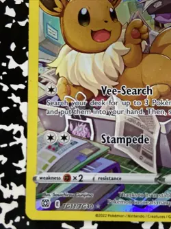 The Pokemon Company Eevee TG11/TG30 Brilliant Stars Ultra Rare Full Art Holo - Image 5