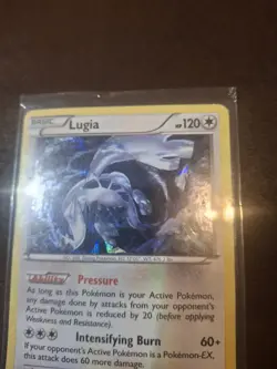 Pokemon TCG- 2016 XY Fates Collide Lugia 78/124 Cracked Ice Hollow LP/MP - Image 3
