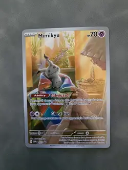 Mimikyu SVP075 Black Star Promos Paldean Fates Full Art Holo Pokemon TCG 2024 NM - Image 1