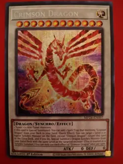 Yu-Gi-Oh Crimson Dragon (Prismatic Secret Rare) MP24-EN097 - Image 1