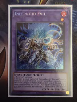 Yugioh Infernoid Evil BLTR-EN013 Secret Rare 1st Edition - Image 1