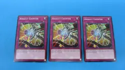 3x ASSAULT COUNTER TRAP OP30-EN022 UNLIMITED COMMON YUGIOH NM / UNPLAYED - Image 1