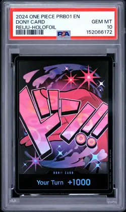 2024 ONE PIECE PRB01-PREMIUM BOOSTER -ONE PIECE CARD THE BEST- DON!! CARD PSA 10 - Image 1