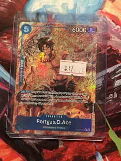 Portgas.D.Ace Alternate Art R OP08-052 Two Legends Foil One Piece - Image 1